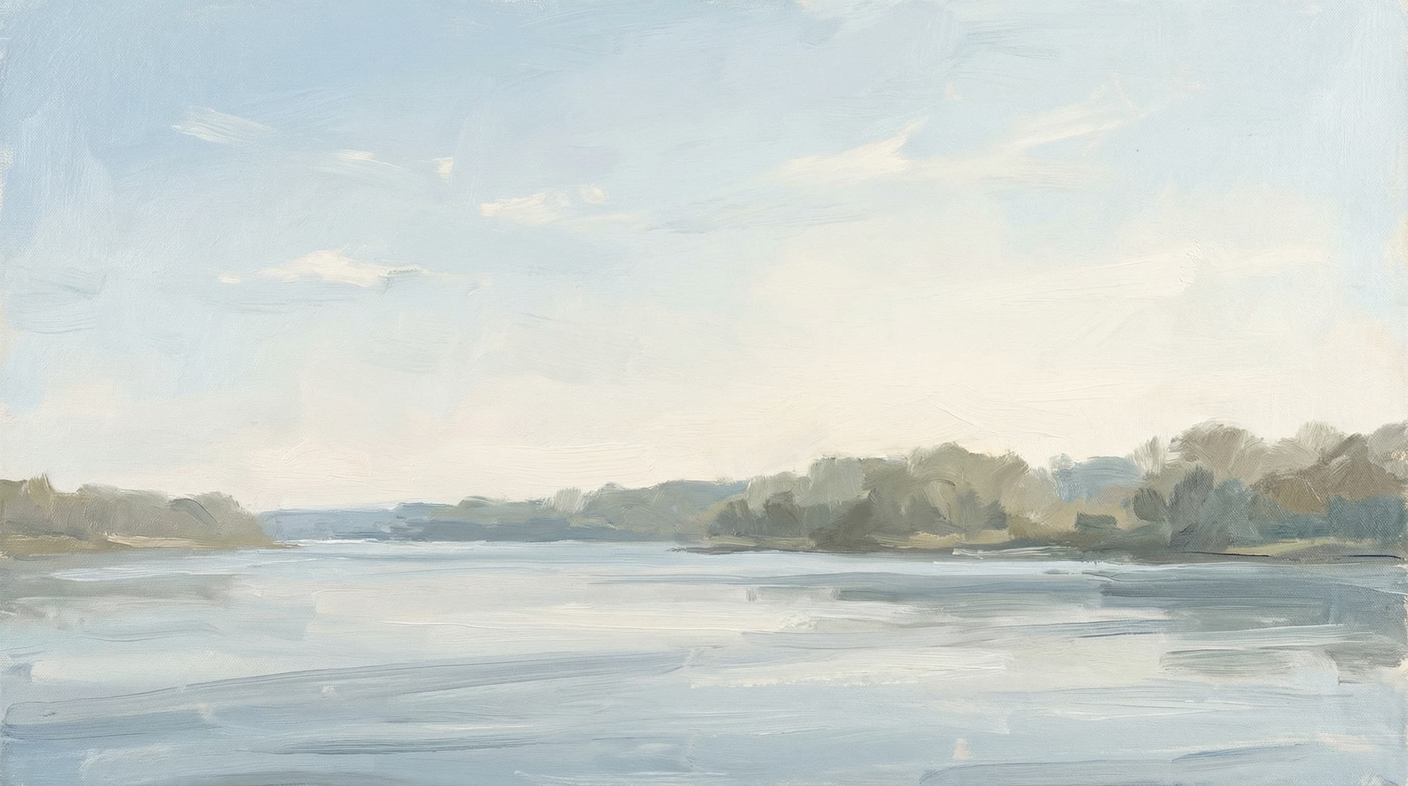 River view in the morning